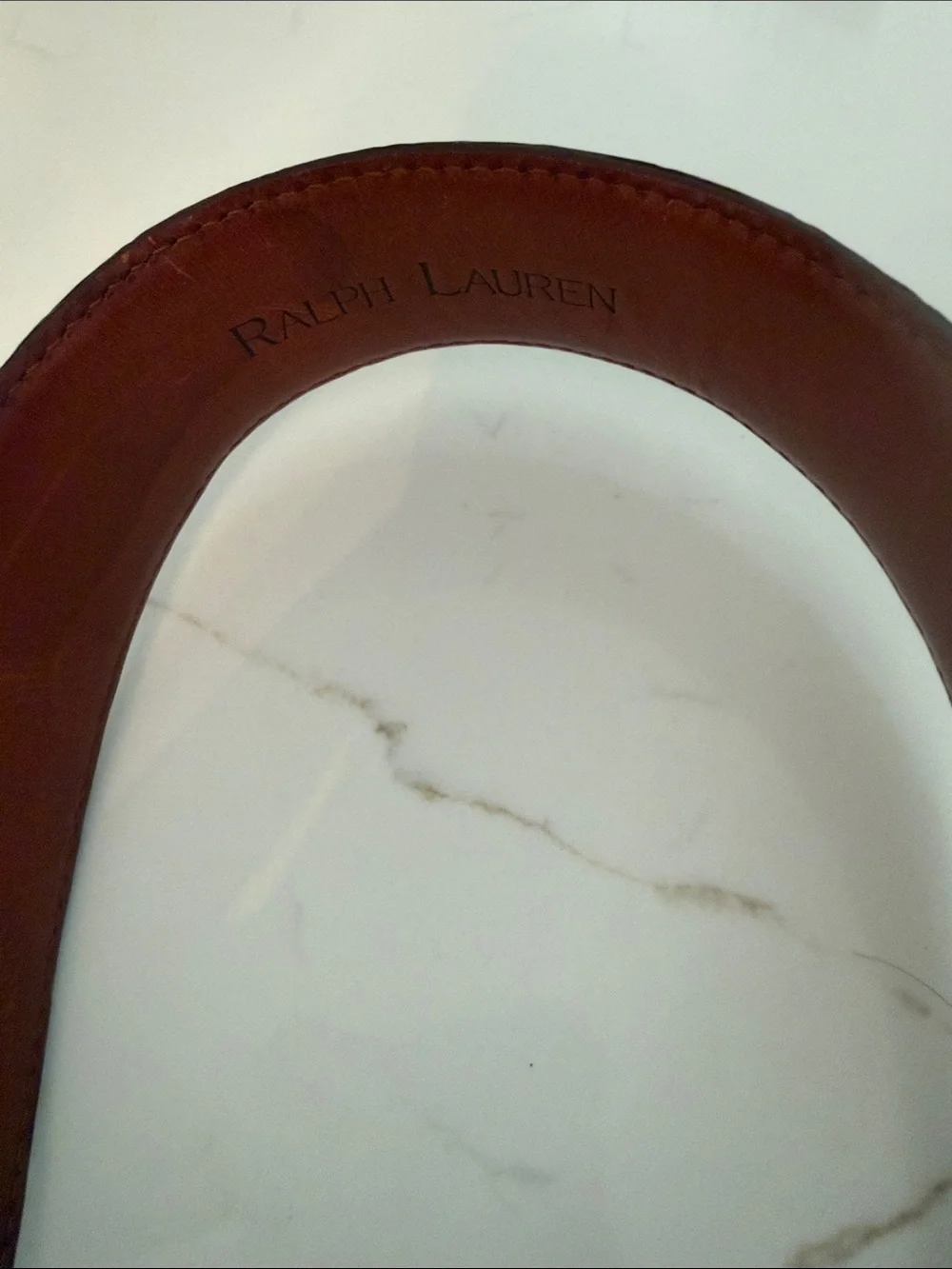 Vintage Ralph Lauren Genuine American Alligator Belt Size 28